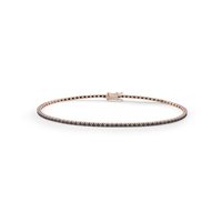 Bracciale Bliss BL MARRON GLACE' in Oro Diamante Black 0.90 Ct 20104367 - 20104367